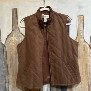 Orvis Ladies Chocolate Quilted Vest